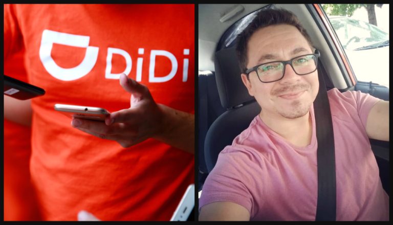 Conductor de Didi fue asaltado, atropellado dos veces y luego le chocaron el auto dejándolo con pérdida total