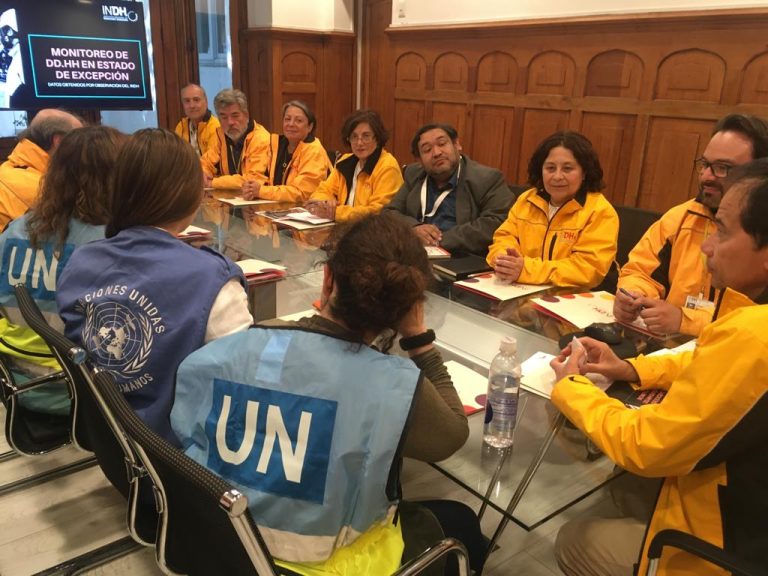 INDH se reunió con comitiva de la ONU para dar cuenta de las denuncias por violaciones a los DDHH