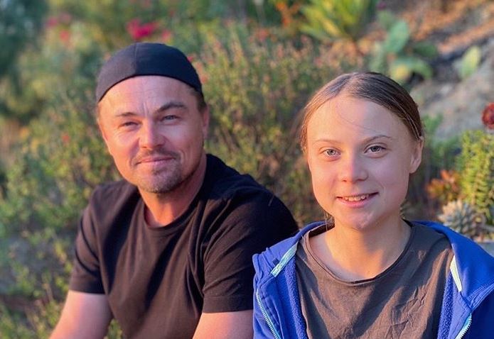 Leo DiCaprio finalmente conoció a Greta Thunberg: “Se ha convertido en una líder de nuestro tiempo”