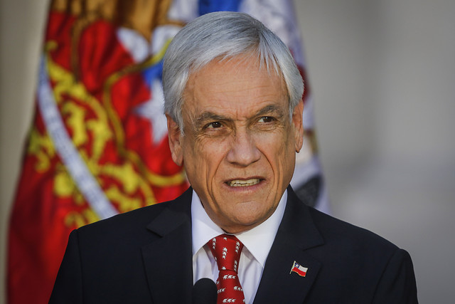 Piñera no descarta intervención extranjera tras hechos de violencia en manifestaciones sociales