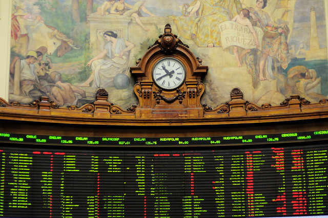 Acciones chilenas acumulan baja de 12,5% desde el inicio del estallido social