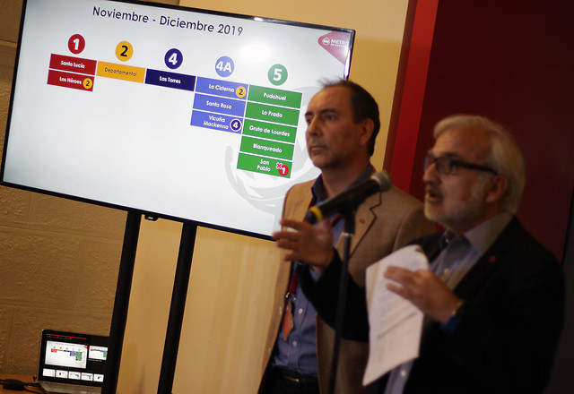 Este es el calendario de la apertura estimada de las estaciones del Metro de Santiago