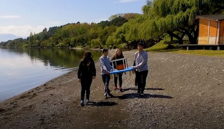 Estudiantes chilenos viajaron a Brasil para presentar innovador proyecto que monitorea la calidad del agua
