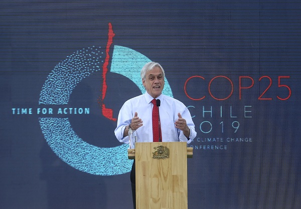 Confirman que Sebastián Piñera no viajará a Madrid para participar de la COP 25
