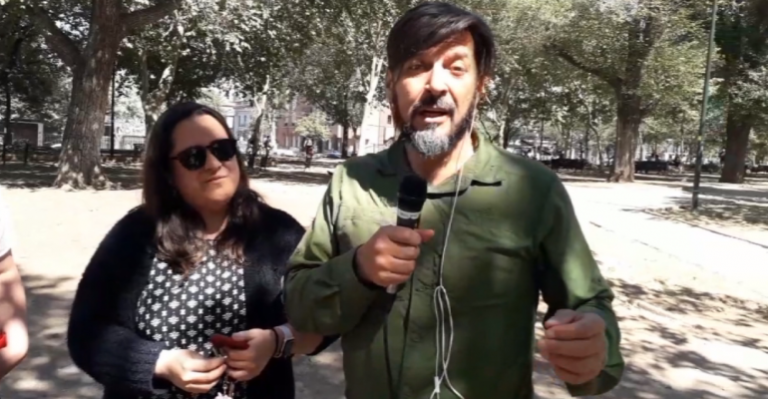Vecinos de Plaza Italia hablaron sobre efectos de bombas lacrimógenas en su salud