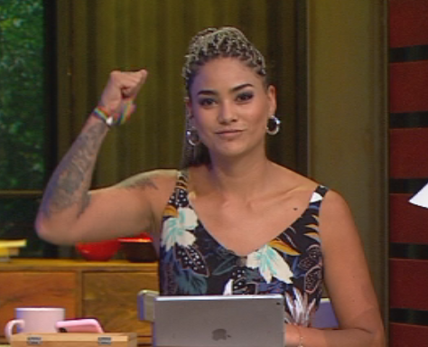 El potente mensaje que entregó Camila Recabarren al aire sobre la crisis social