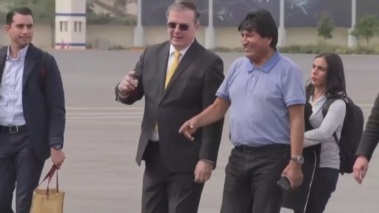 Evo Morales llegó a México y agradeció asilo político: 