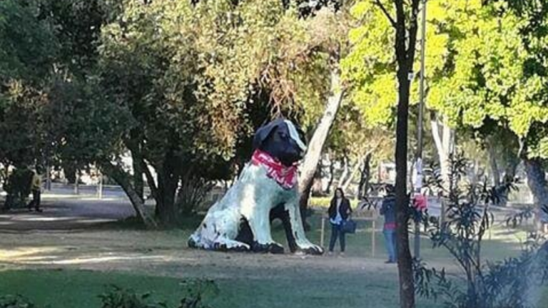 Reconocidos puntos de manifestaciones cercanos a Plaza Italia amanecieron pintados de verde