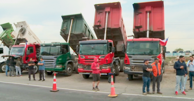 Camioneros cambiaron recorrido de la manifestación 
