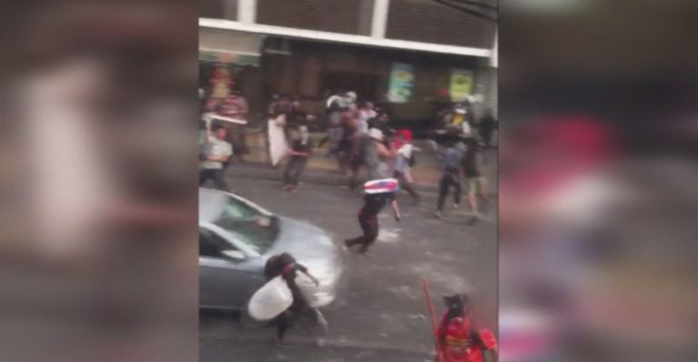 Conductor atropelló a seis personas en medio de manifestaciones en Antofagasta