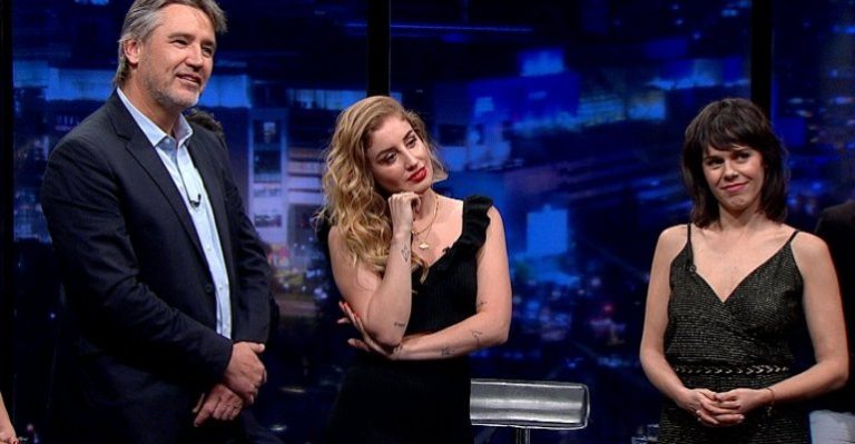 Así fue el coqueto momento entre Carola Varleta y Fulvio Rossi en Podemos Hablar