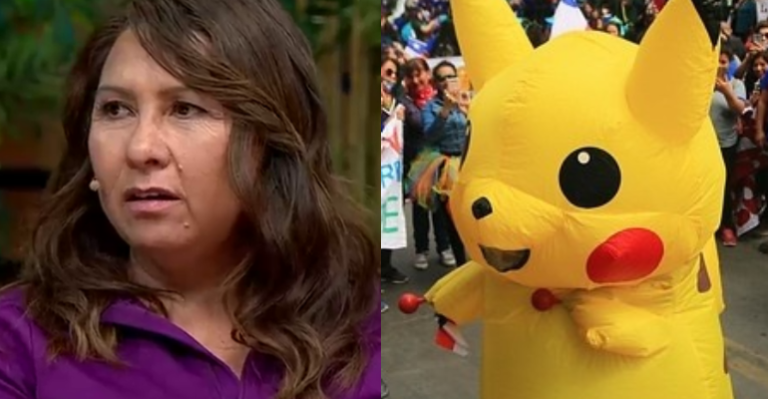 Conoce la historia tras la mujer que se disfrazó de Pikachu en protestas