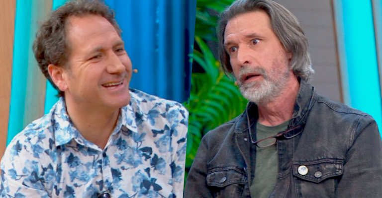 Juan Pablo Sáez hizo reír con divertidas bromas a Pancho Melo