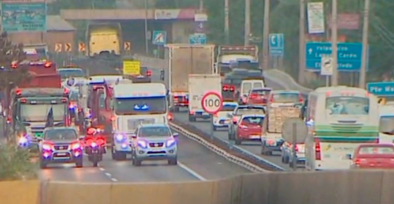 Camioneros bloquearon Ruta 68 por el movimiento 