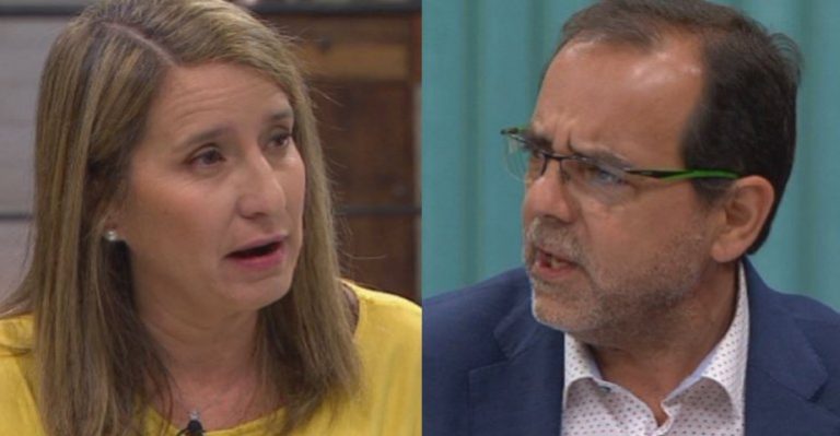 Jaime Mulet y Karin Luck tuvieron una tensa discusión