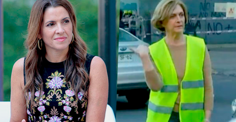 Esta fue la reacción de Monserrat Álvarez tras huida de Evelyn Matthei por Providencia