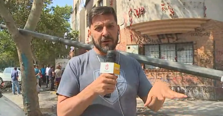 Rafael Cavada mostró cómo quedó Plaza Italia tras desmanes en marcha