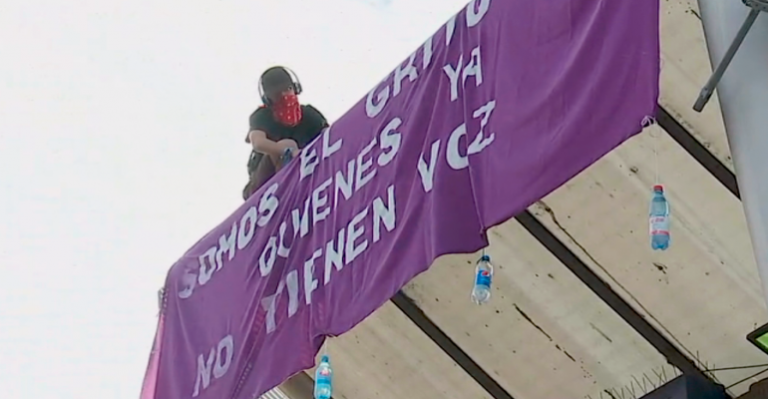 Manifestación pacífica provocó cierre del Metro en Puente Alto