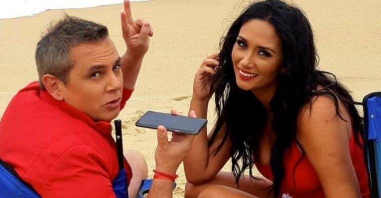 Pamela Díaz saludó a José Miguel Viñuela en su cumpleaños