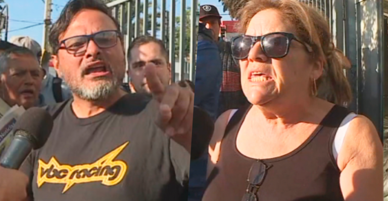 Vecinos se enfrentaron en tensa discusión por saqueos en La Cisterna