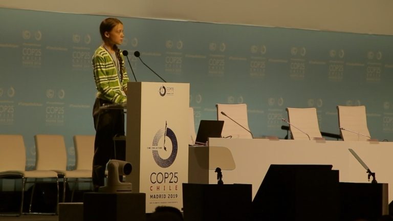 Greta Thunberg en la COP25: ¿Cómo reaccionas a estos números sin sentir al menos cierto nivel de pánico?