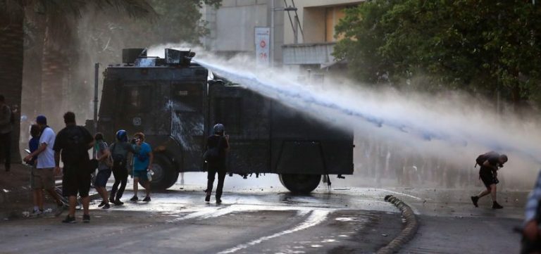 General Rozas descarta uso de soda cáustica en el agua de carro lanzaguas
