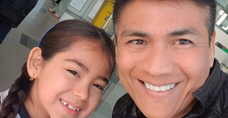 Américo presentó a su hija Dominga: 