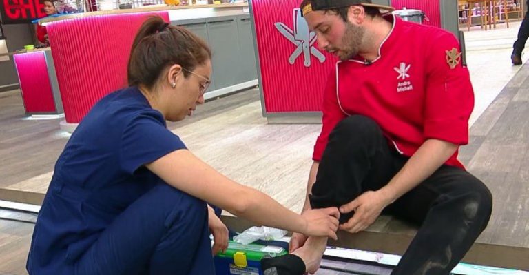 Andro Michell sufrió un complejo accidente en medio de la semifinal