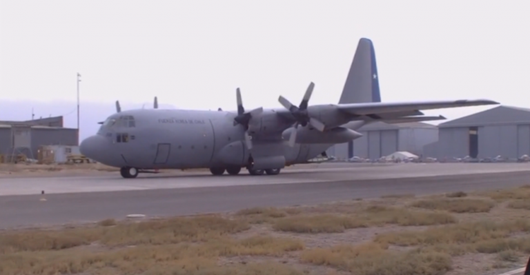 FACh declaró siniestrado avión Hércules que viajaba con 38 personas a la Antártica
