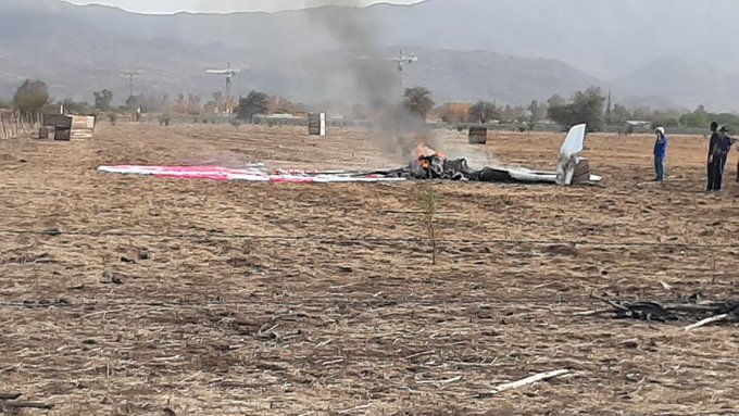 Avioneta cayó en el sector de la cuesta de Chacabuco: Sus dos ocupantes murieron