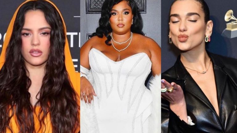 Dua Lipa, Rosalía y Lizzo en medio de la polémica por asistir fiesta con strippers después de los Grammy