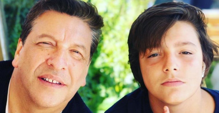 Julio César Rodriguez visitó un entretenido evento de freestyle junto a su hijo