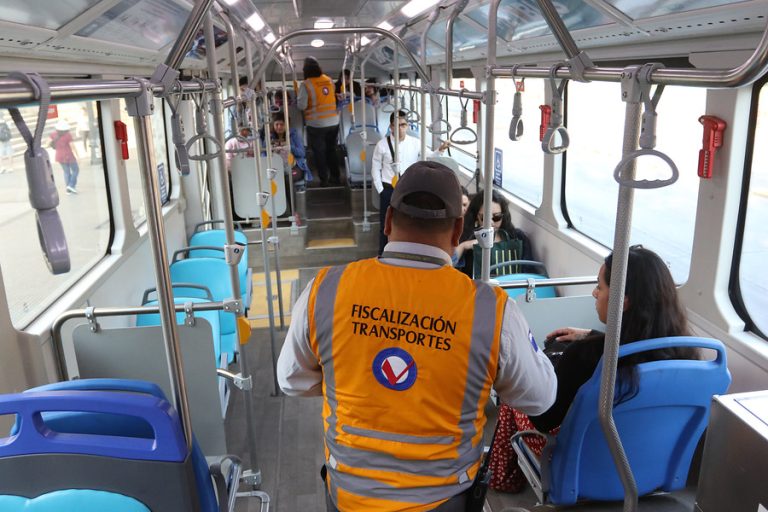 Desde octubre del 2019 que no se fiscaliza la evasión en el Transantiago