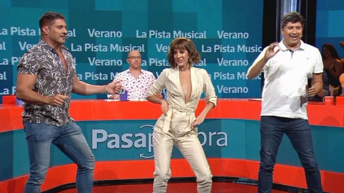 Tere Kuster se la juega como Raffaella Carrá en Pasapalabra