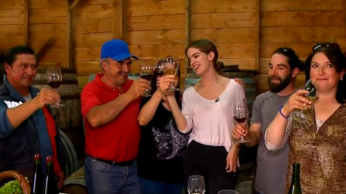 Millaray Viera conoció las bondades del pequeño pueblo de Trumao en la Región de los Lagos