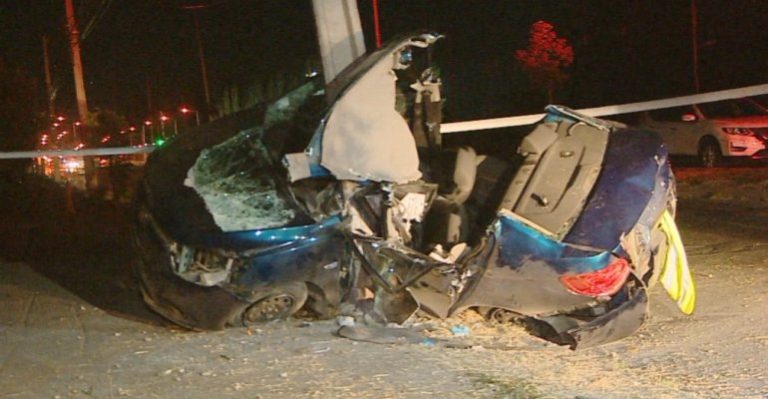 Delincuente murió tras chocar vehículo robado