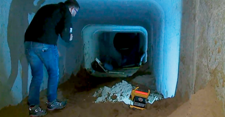 Así es el sofisticado túnel construido para robar banco en Concón