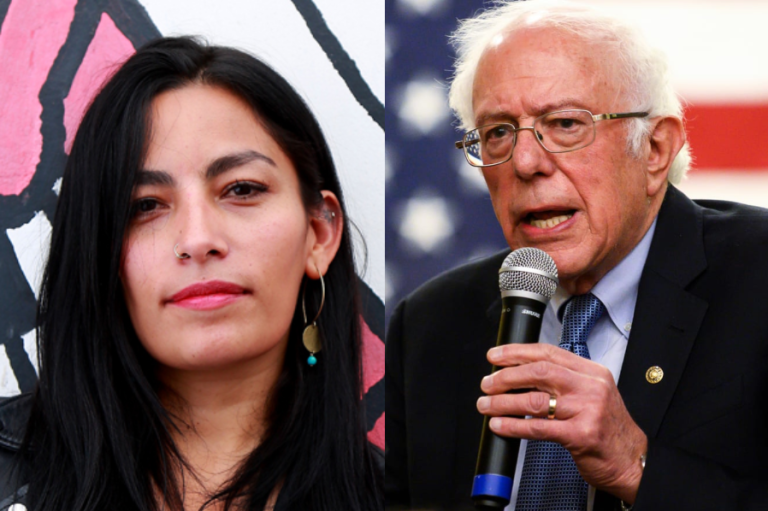 Ana Tijoux participó en acto de campaña del precandidato demócrata Bernie Sanders