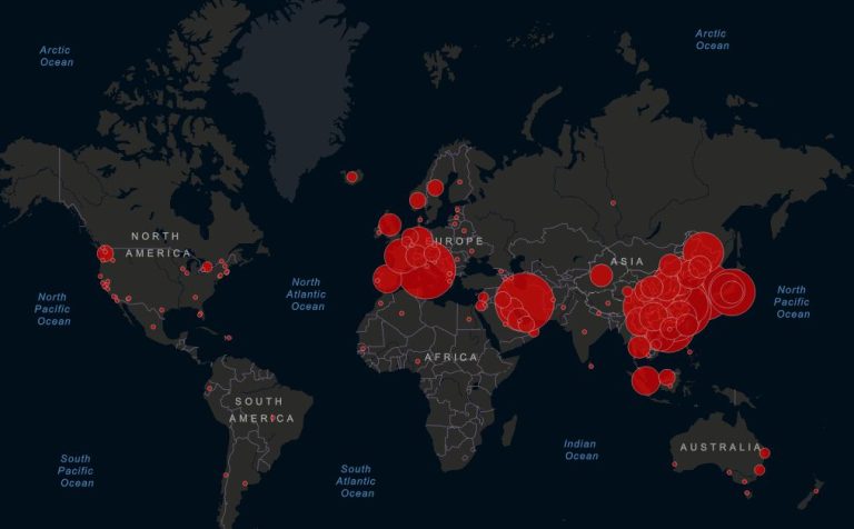 En tiempo real y en todo el planeta: El mapa que hace el seguimiento al Covid-19