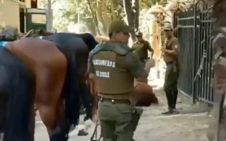 Indignación por video de carabinero golpeando a un caballo: Organizaciones animalistas presentarán querella