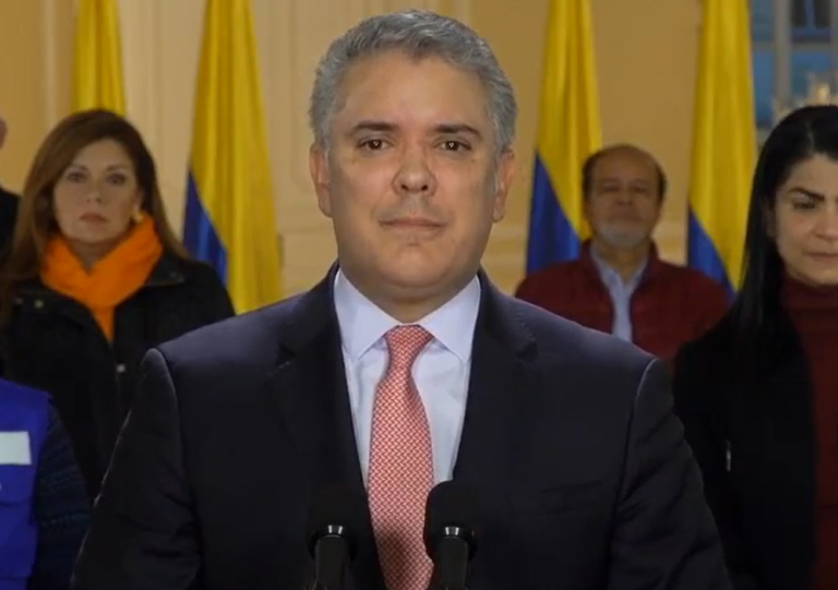 Decretan cuarentena total en Colombia durante 19 días