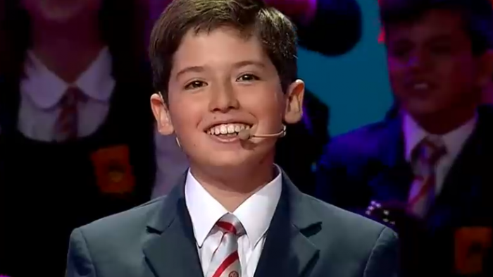 ¿Es Nicolás Gavilán junior?: Agustín sorprendió con perfecta metralleta en Pasapalabra Kids