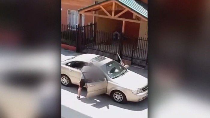 Impactante registro: Mujer sufrió brutal agresión por parte de su pareja en Concepción