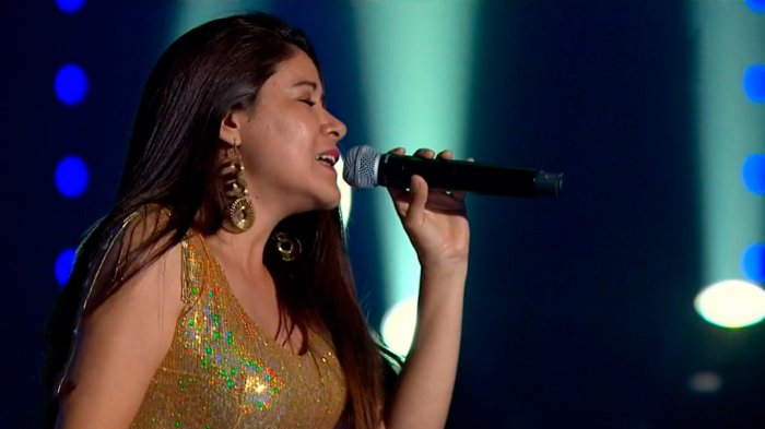 Ángela Carrasco encantó al jurado con su imitación