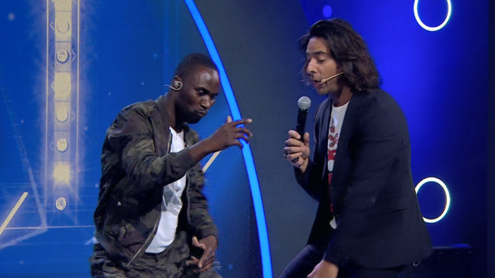 ¡Muévelo! Imitador de El General bailó con Cristián Riquelme en Yo Soy