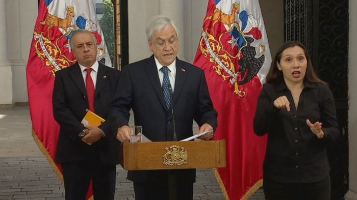 Presidente Sebastián Piñera confirmó que Chile entró en fase cuatro de Coronavirus