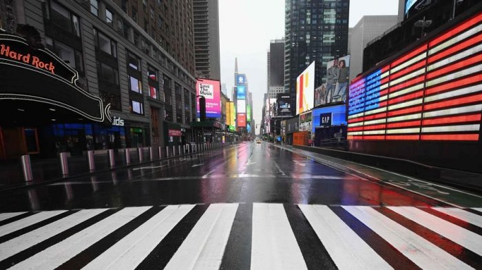 Alarma en Nueva York: Se registra el mayor número de contagiados en Estados Unidos.