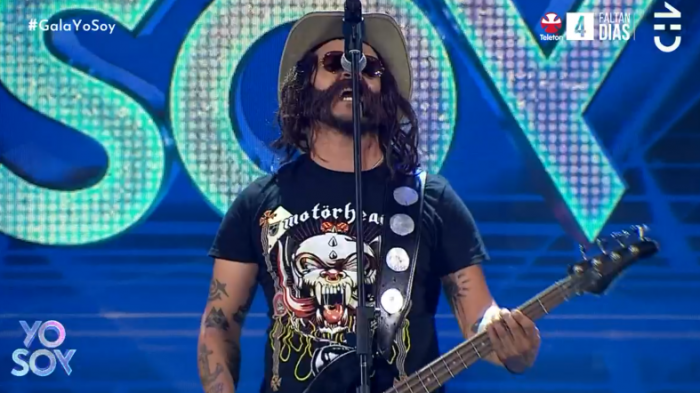 Se pasó: Así fue la impactante presentación de Lemmy Kilmister