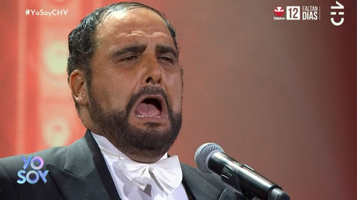 Lo logró: Imitador de Luciano Pavarotti impactó con su voz