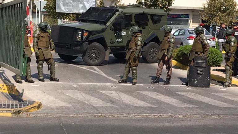 Violento asalto se registró esta tarde en Mall Plaza Vespucio